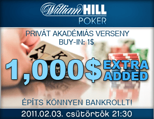 William Hill Poker promóció