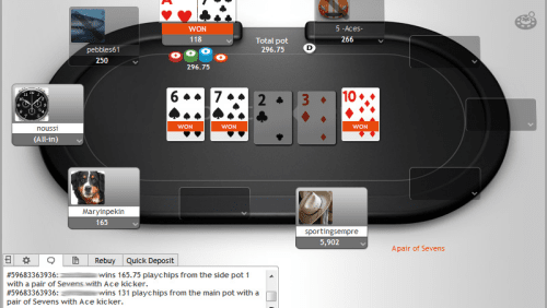 PartyPoker Cash Game asztal #2